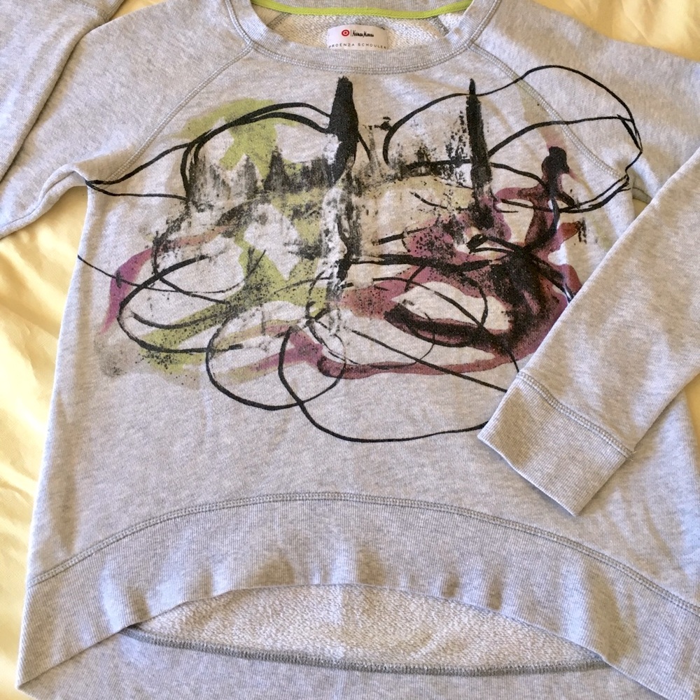 Proenza Schouler Hi-Low designer sweatshirt